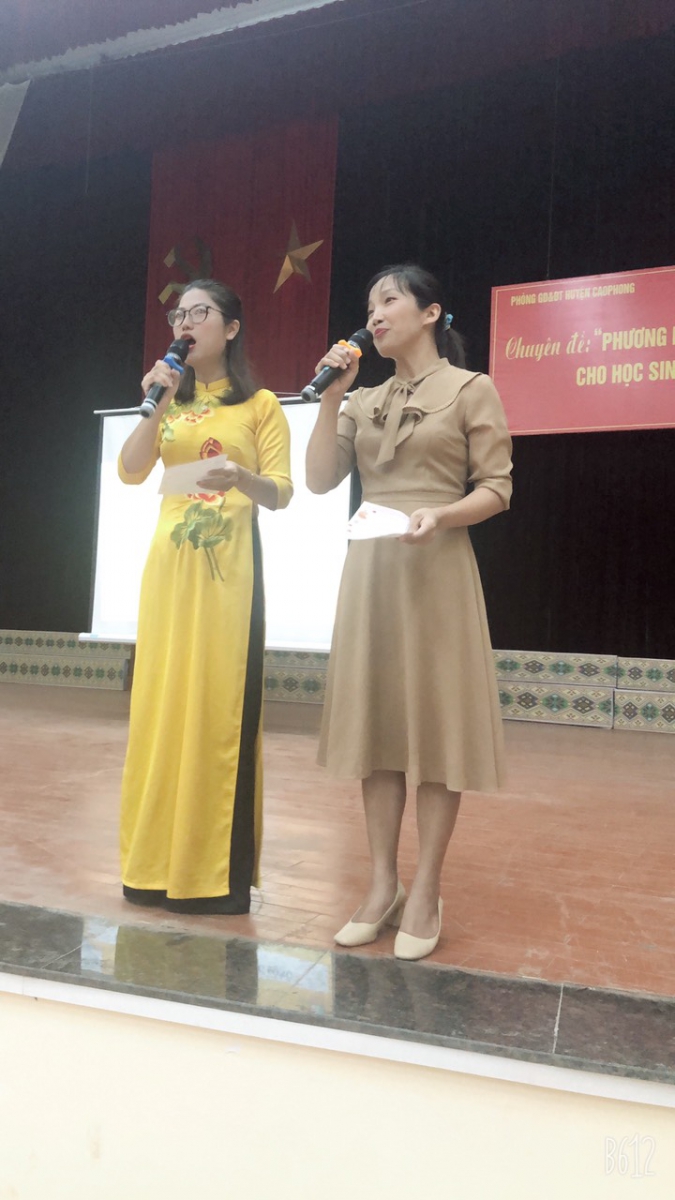 Tập huấn giáo viên chủ nhiệm PGD huyện Cao Phong  chuyên đề 