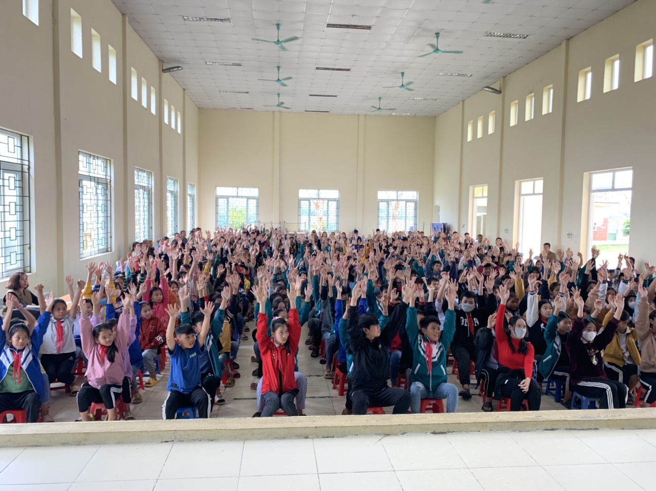 Học sinh Trường THCS Sào Báy_huyện Kim Bôi_ tỉnh Hòa Bình với chuyên đề Biết ơn cha mẹ